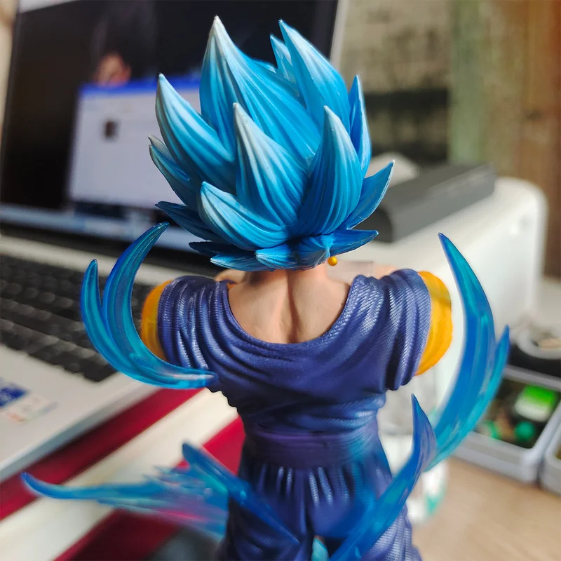 33 سنتيمتر لعبة دراغون بول فيجيتو سوبر سايان الأزرق الدائمة أنيمي نموذج لجسم تمثال الأولاد جمع سطح المكتب زينة زخرفية اللعب