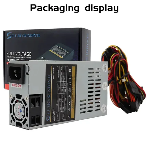 Imagen 2 del producto Fuente de alimentación flexible de 350W, 1U, 220V, para Mini ITX Case NAS POS, caja registradora ATX Shuttle, máquina de fuente de alimentación bien probada para juegos de 24 pines