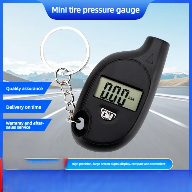 

Mini Digital Tire Pressure Gauge Keychain Type High-precision Portable Car Tire Pressure Monitor