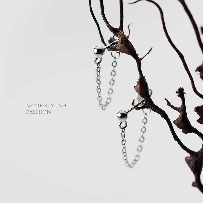 

MloveAcc 2019, 100% 925, твердое настоящее серебро, ювелирные изделия, серьги-гвоздики для женщин, девочек, детей, подарок