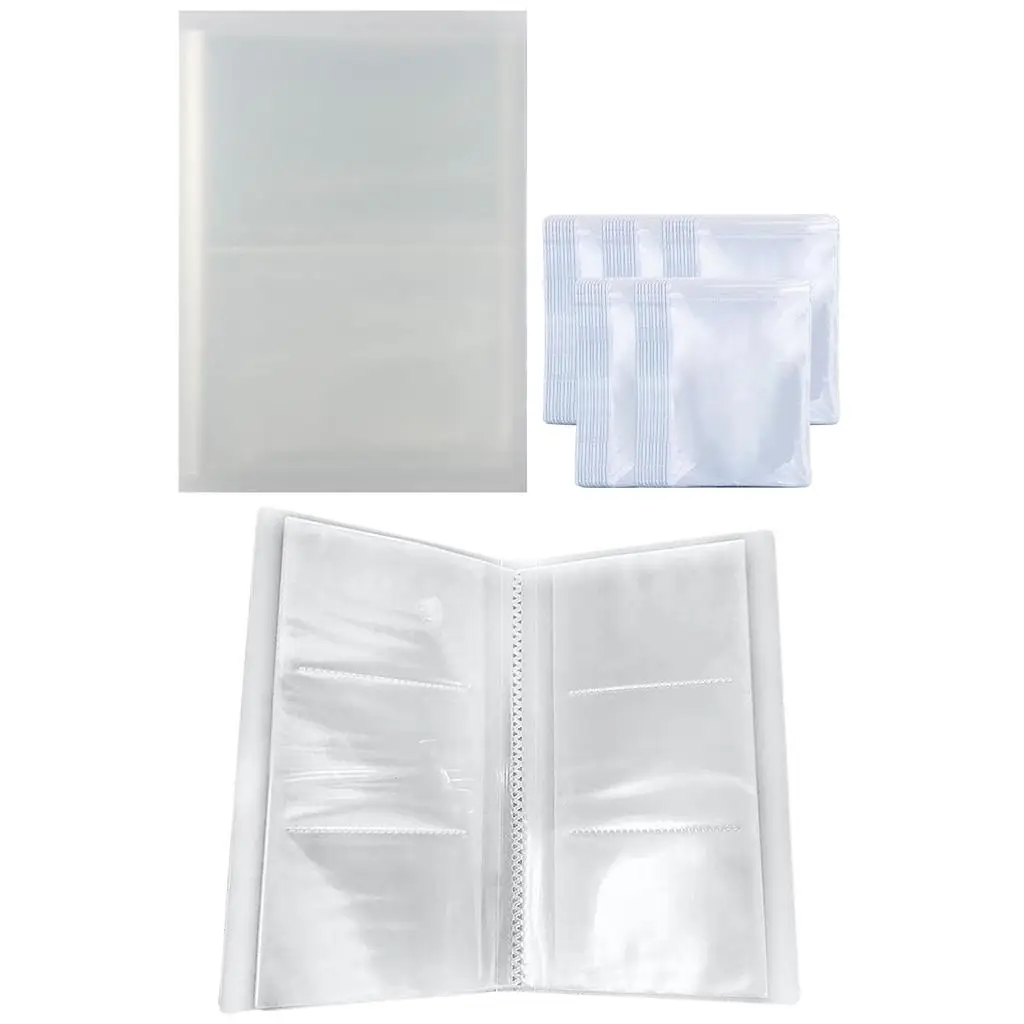 Travel Clear Earring Storage Book Ear Studs Holder Display Packaging Bags