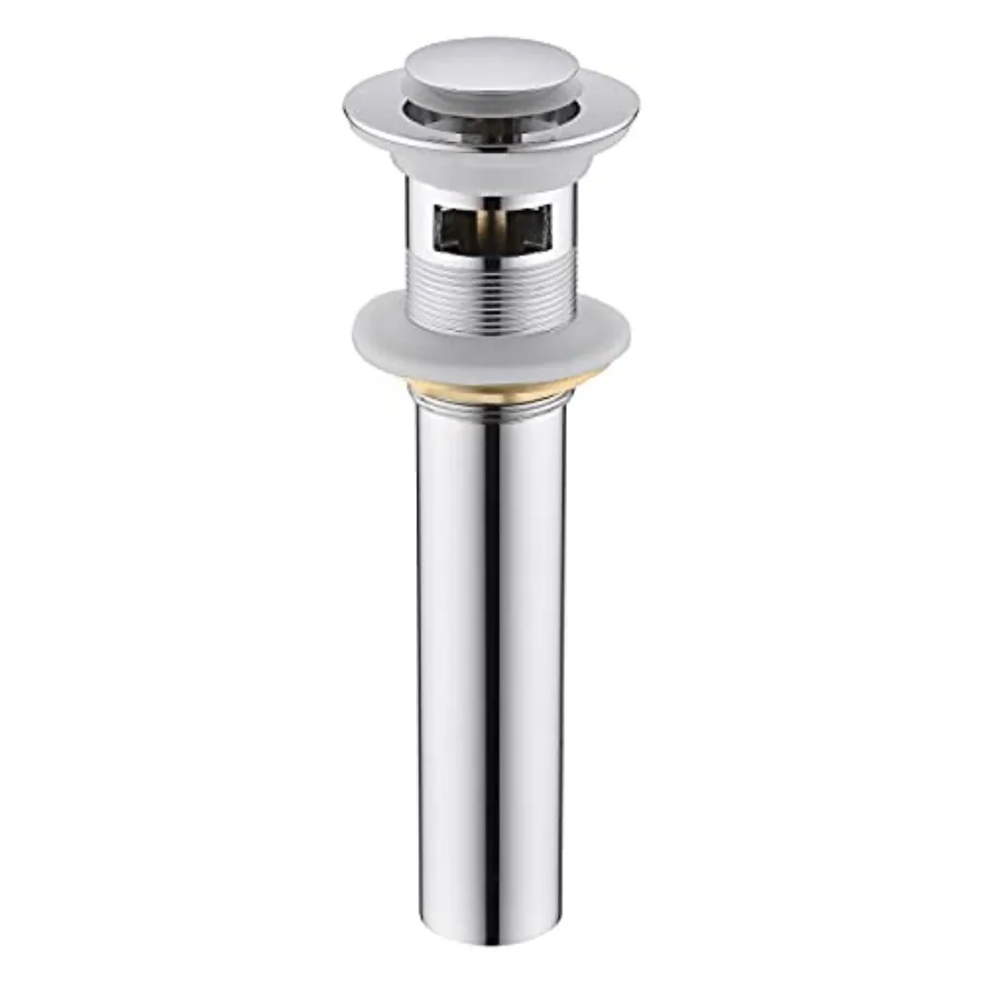 

Bathroom Sink Drain, Sink Stopper Pop Up Drain for Bathroom Vanity Kitchen Sink with Overflow