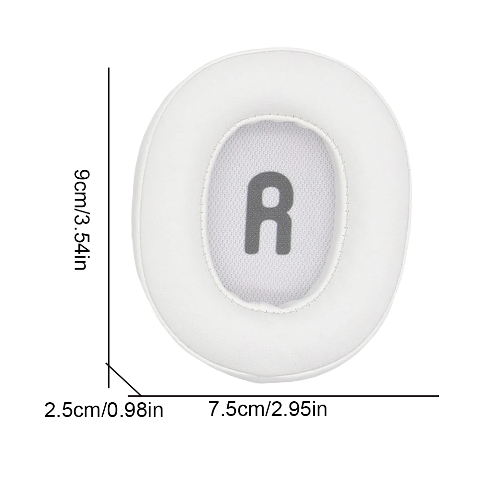 교체용 이어 패드 쿠션, 단백질 가죽 이어패드, JBL T700 T750 용 헤드폰 이어패드, 헤드폰 액세서리, 1 쌍