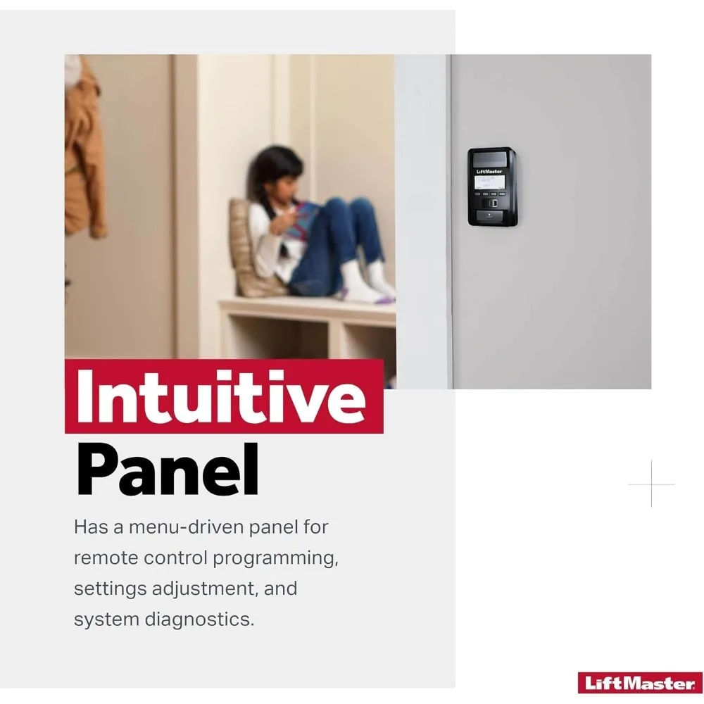 Security+ 2.0 Compatible Garage Door Opener Remote Control with Motion Detection and Timer Close Feature