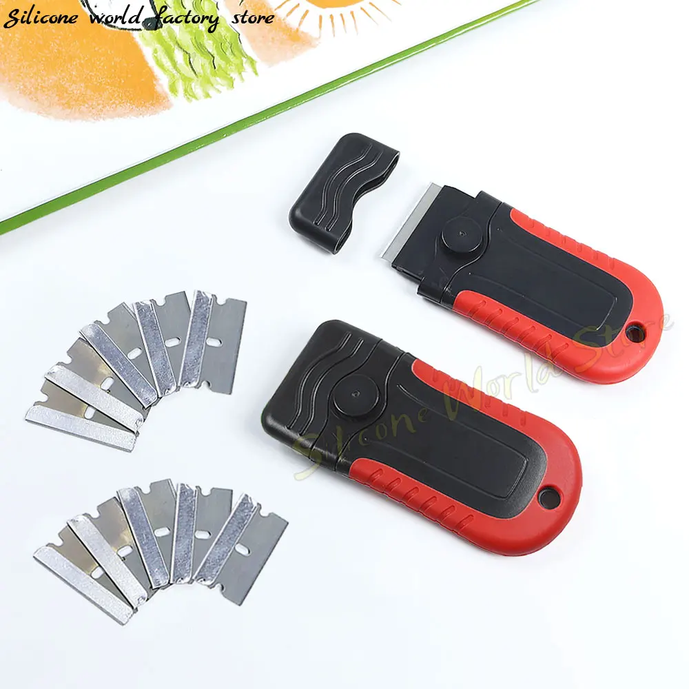 

SW Multi Functional Adhesive Removal Shovel With Blades Double Edge Blade Scraper Paint Cleaning Scrapers Wall Treatments Tool