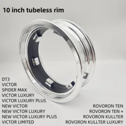 Cerchio tubeless da 10 pollici per scooter elettrico DUALTRON DT3,VICTOR,SPIDER MAX,VICTOR LUXURY,VICTOR LUXURY PLUS,NEW VICTOR,VICTOR LTD