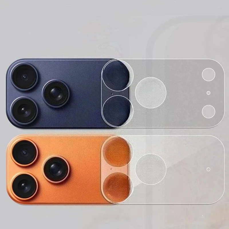 3 قطعة حامي عدسة الكاميرا آيفون 17 برو ماكس عودة عدسة الكاميرا حامي آيفون 17 Pro17ProMax عدسة فيلم