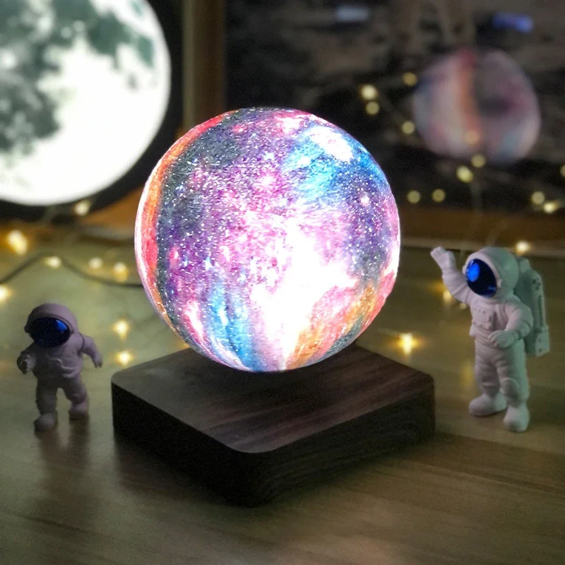 Dropshipping Smart Floating Moon Lamp Christmas Gift Night Lamp Floating Star Light Night Light Home Decor Floating Lights