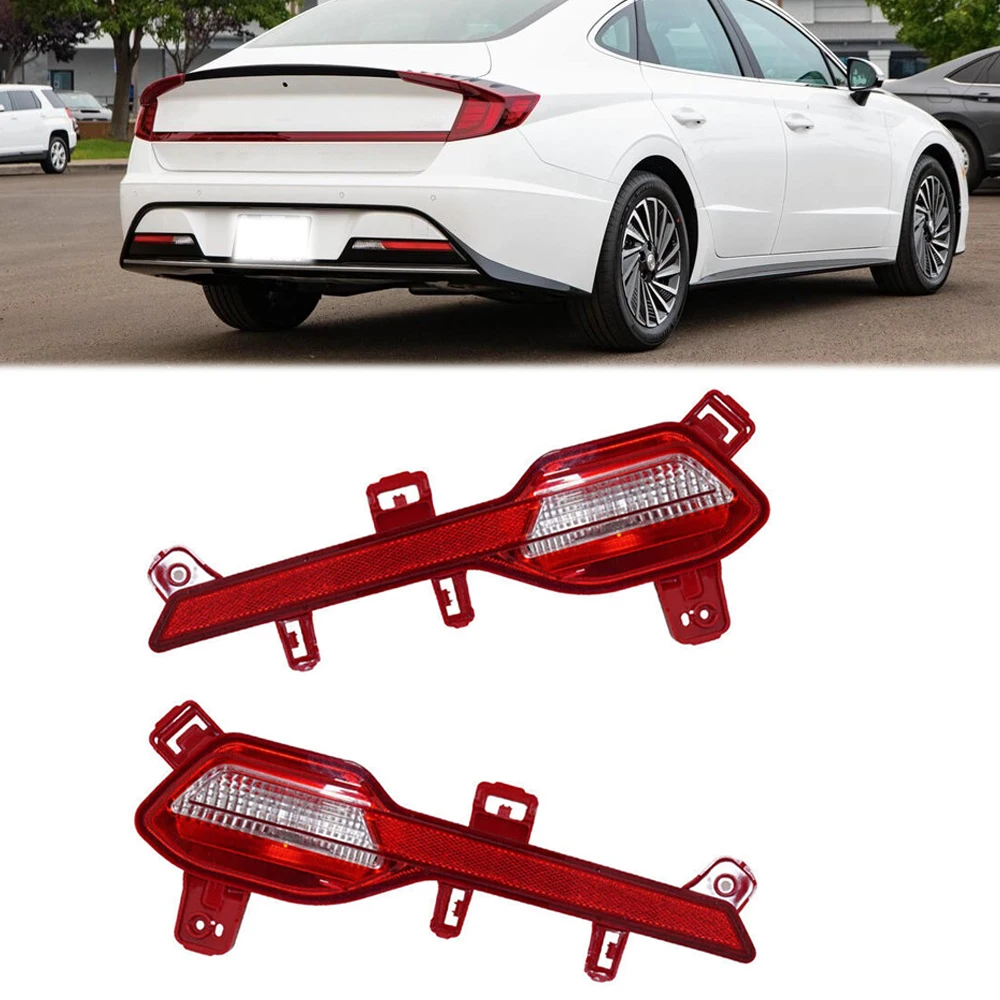 

Rear Reflector Light Rear Bumper Brake Lamp Stop Fog Light For Hyundai Sonata 2020 2021 92405-L1000