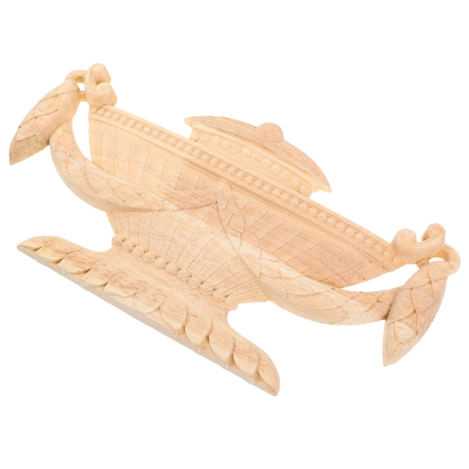 

Wood Carving Decals 25x13.5cm Furniture Appliques Decorative Trim Wooden Onlay Cupboard Flower Pattern Vintage Party DIY