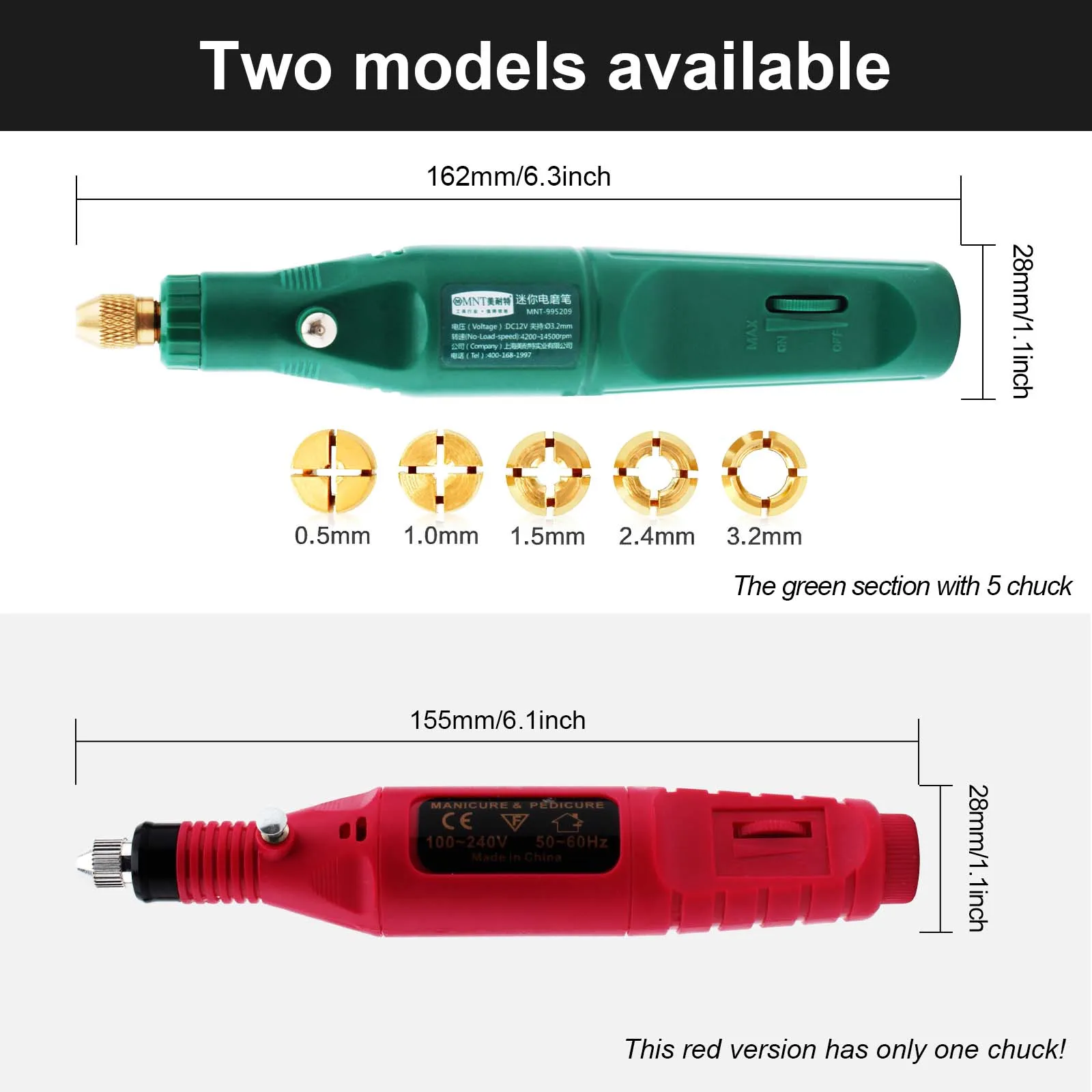 Mini Rotary Tool Kit | Handheld Electric Grinder Set for Sanding, Polishing, Drilling, Engraving, DIY Crafts, Nail Art