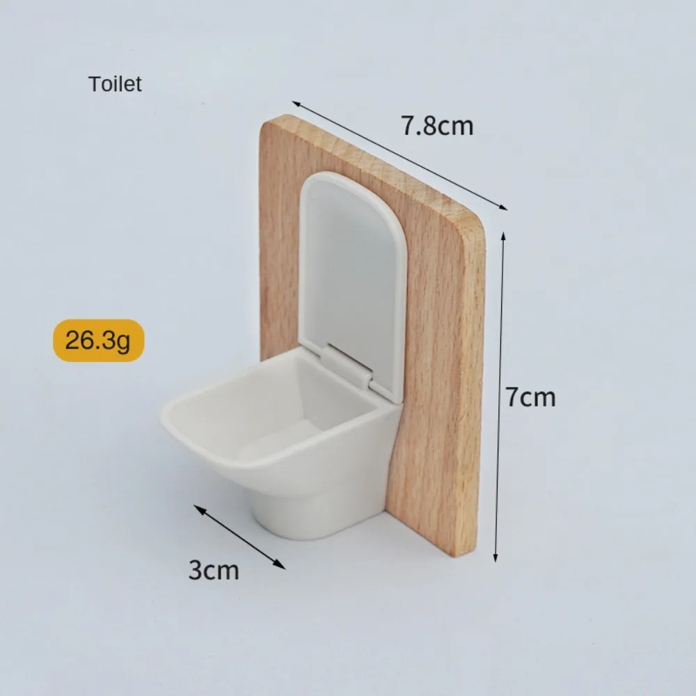 1:12 Dollhouse Simulation Bathroom Simulation White Wash Basin Dollhouse Miniature Bathroom Set Furniture Miniature