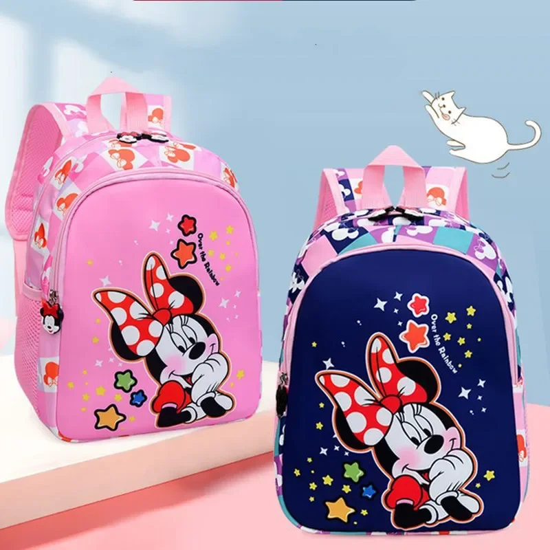 Cute Minnie Children Backpack Kids Girls Cartoon Kindergarten School Bags Children Girls\' Backpacks