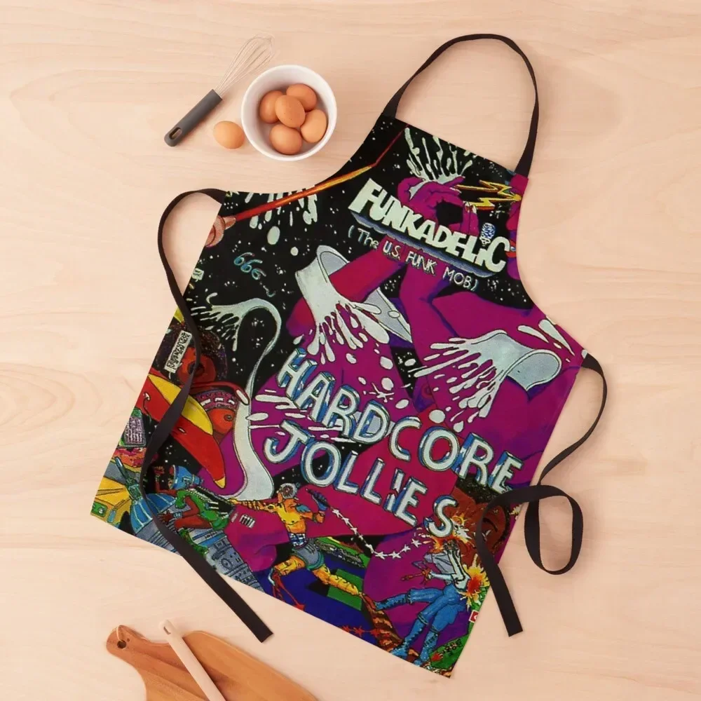 funkadelic jollies Apron Customizable barber uniform men's barbecue Apron