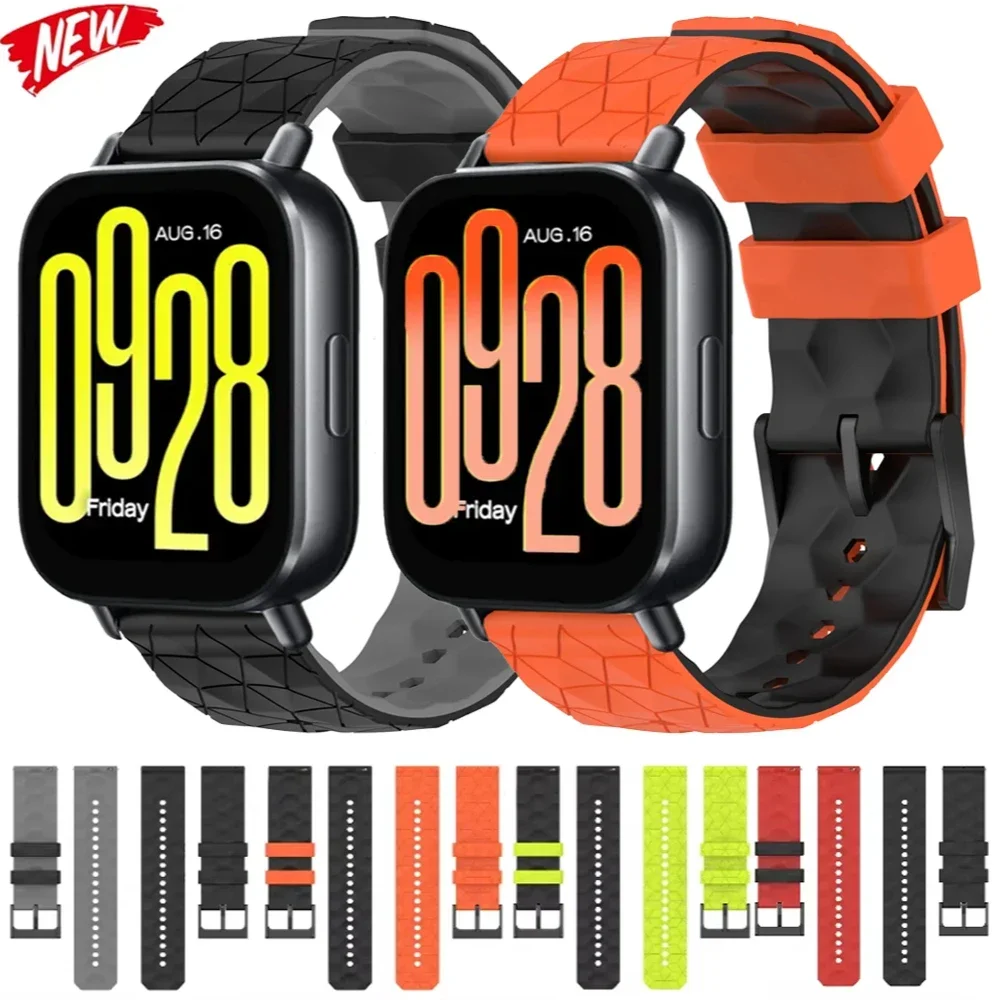 22/20mm Sport-Silikonarmband für Redmi Watch 5 Active 5 Lite Armband Huawei Watch GT6-5-4 46mm GT Runner 2 Ultimate 2