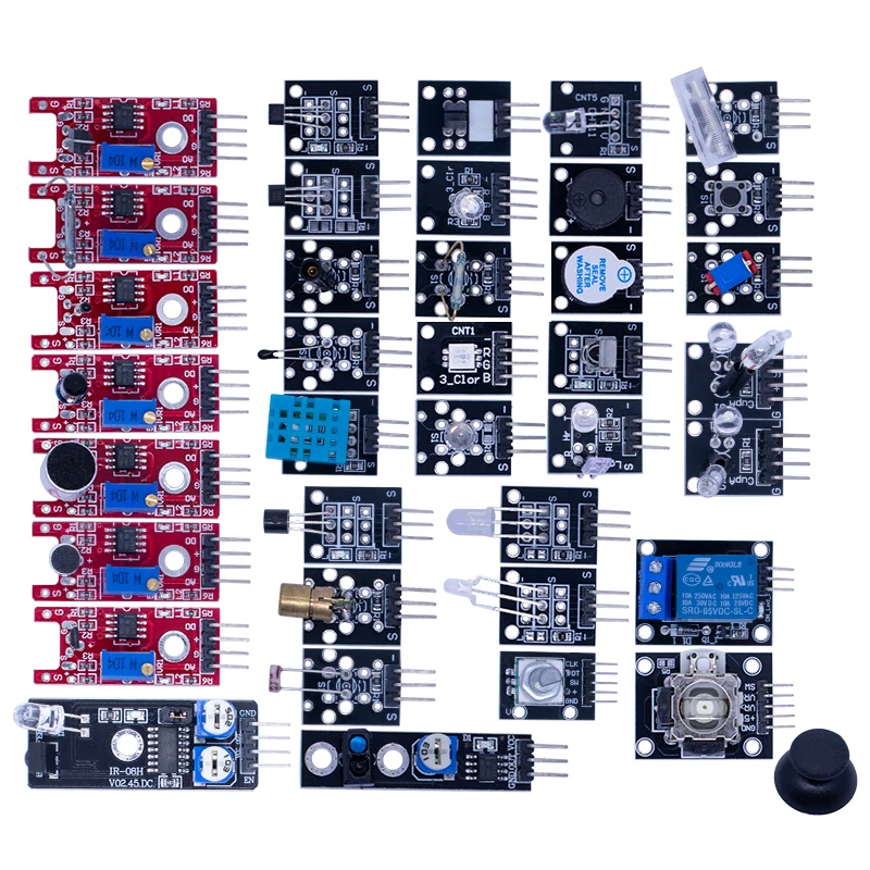 45 in 1 Sensors Modules Starter Kit better than 37in1 sensor kit 37 in 1 Sensor Kit UNO R3 MEGA2560 laboratory For arduino