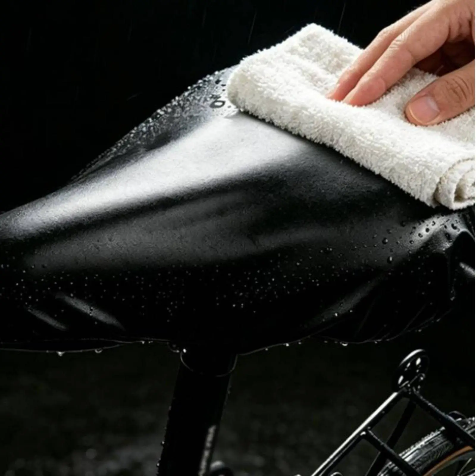 Waterproof Bicycle Seat Cover PVC Rain Snow Dust Protector Universal Fit MTB Road Bike Saddle Cushion for Outdoor Cycling