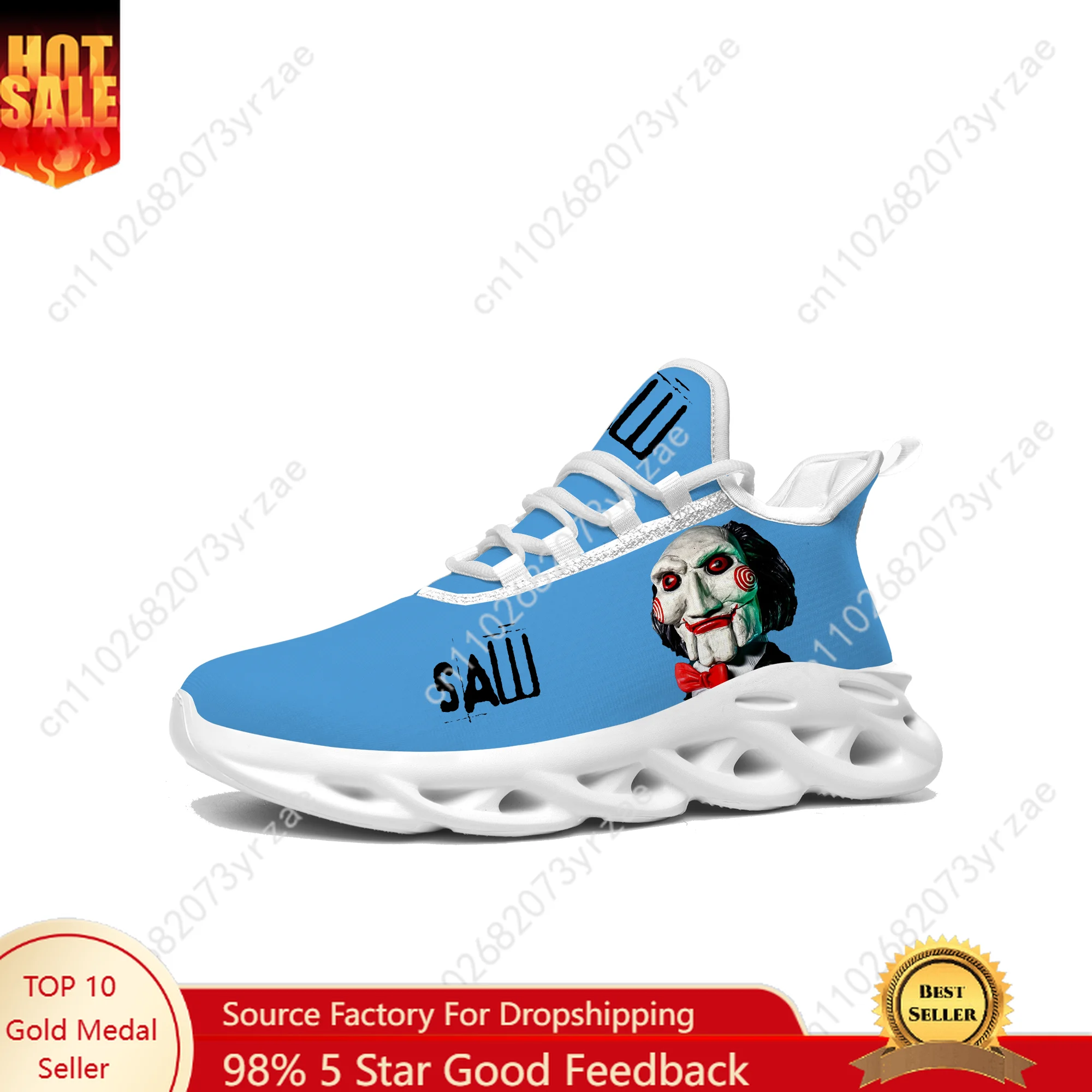 

Saw Flat Sneaker Lace Mesh Shoes Mens Womens Sports Running Shoe High Quality Comfortable Sports Sneakers Custom Made Footwear