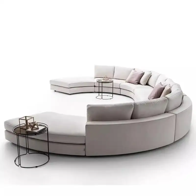 *Designer Style Curved  Hotel Reception Sofa Set Office Guests'  Modern Design  Foam Filling Sofa Hotel Application Sofa