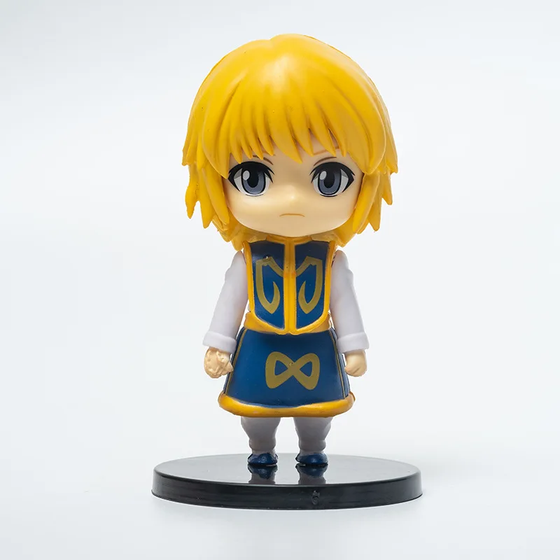 6 ชิ้น/1 ชุด Anime HUNTER×HUNTER รูป Killua Zoldyck ของเล่น Chrollo Lucilfer รุ่น GON FREECSS ตุ๊กตารูป Kurapika ชุด