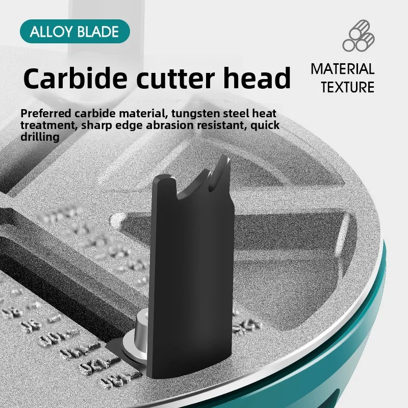 Wiertło uniwersalne regulowane do drewna, płyt gipsowo-kartonowych, plastiku i aluminium, 45-130 mm, do wiertarki elektrycznej.