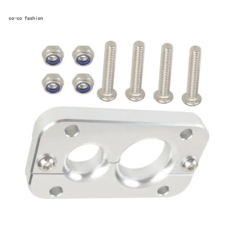 Aluminum Firewall Pass Through with Screws Pass Through for X Eliminates Gromet in Wall 517B