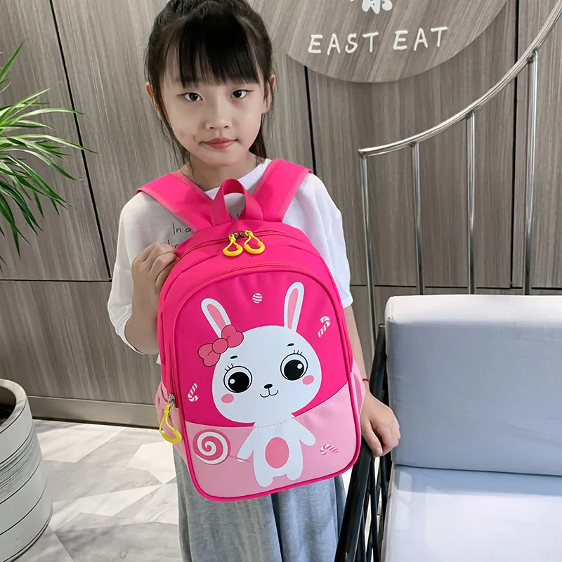 New Kindergarten Children\'s Backpacks 2023 Fashion Cartoon Cute Boys and Girls Backpack Dinosaur Primary School 1-3 Backpacks