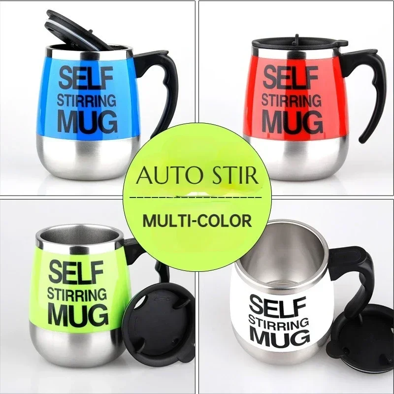 Self Stirring Coffee Mug, Stainless Steel Milk Cup, Electric Automatic Mixing Cup, Magnetic Mug, Smart Mixer