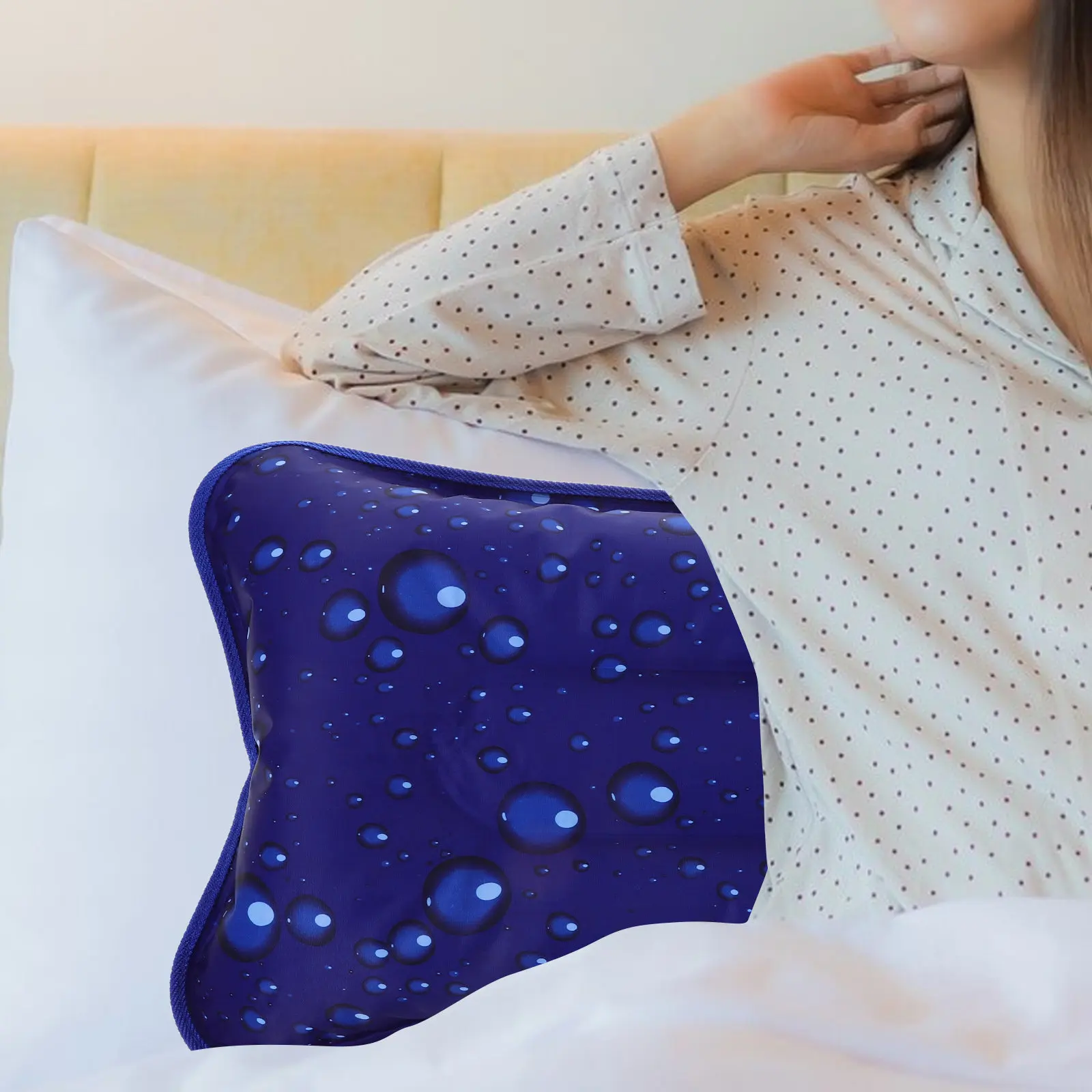 

Cooling Summer Pillow Water Fillable Inflatable Outdoor Pillow Lightweight Portable for Camping Travel Pool Party Relaxation