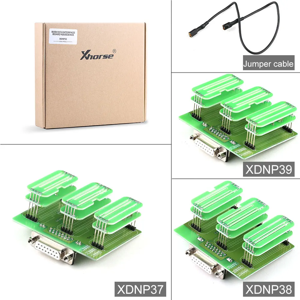 

Xhorse XDNP33 Adapter N20 B38 N55 ECU Interface Board Set 3pcs (XDNP37 XDNP38 XDNP39)