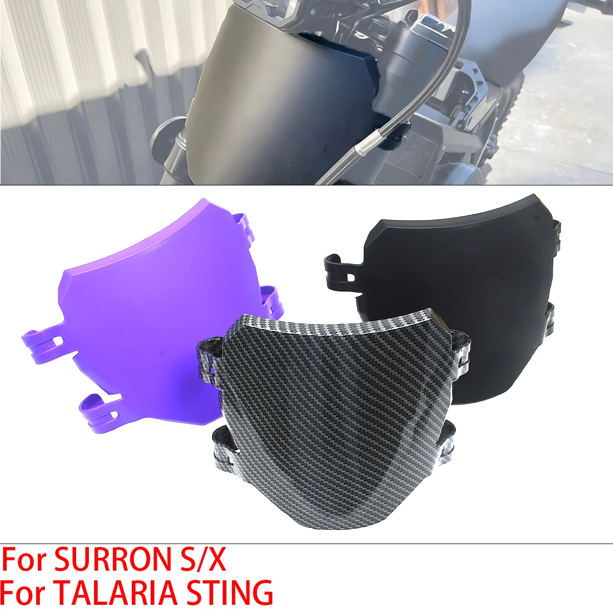 UniversalElectricDirtBikeFrontLicensePlate Cover Registration Plate Accessories for Surron S/X Talaria Sting Super 73 Stark Varg