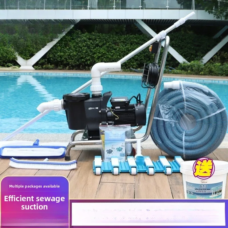 Swimming pool sewage suction machine Underwater vacuum cleaner, fish pond sewage suction pump cleaning Manual pool