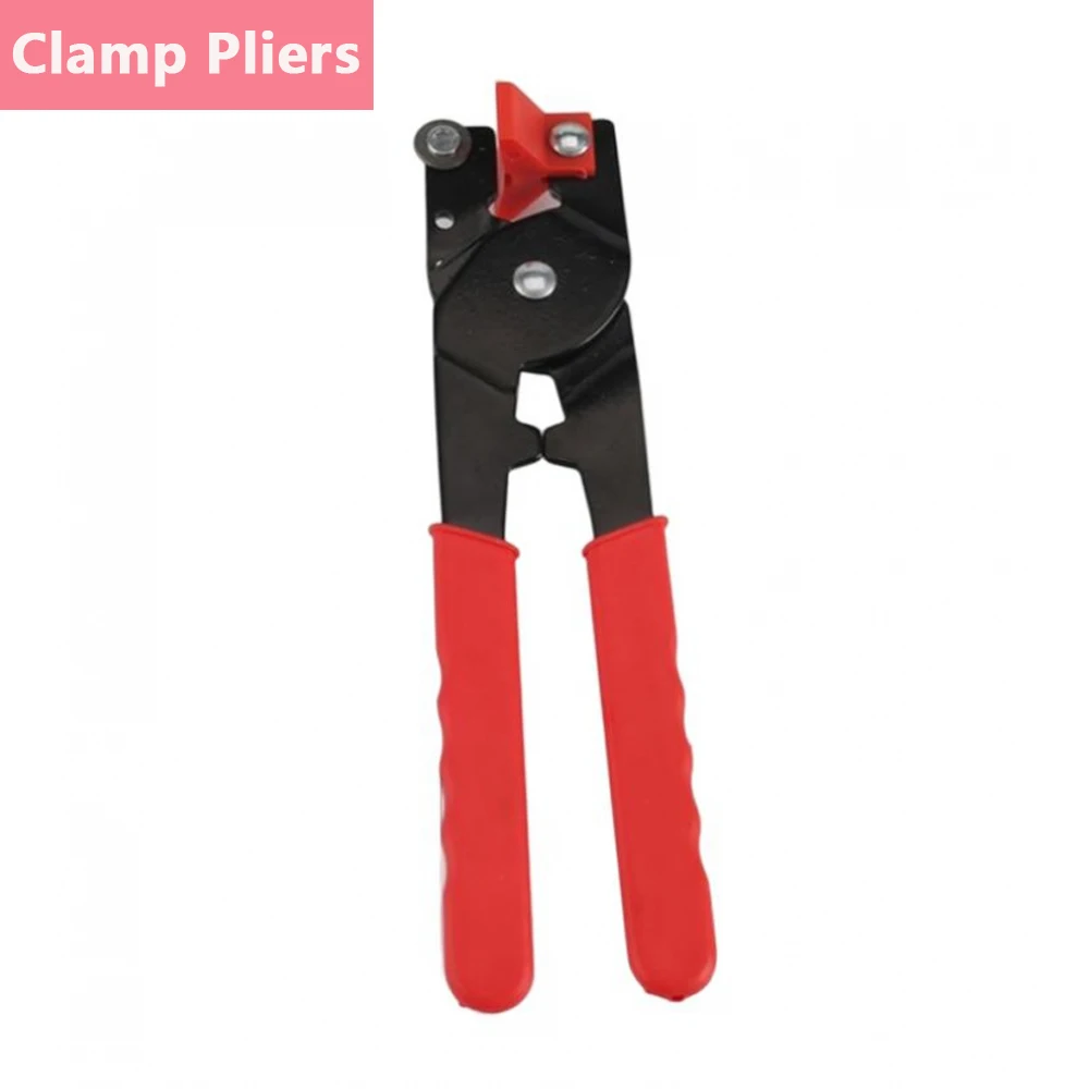 Glass Tile Mosaic Nippers Heavy Duty Double Round Wheel Glass Flat Nose Trimming Clamp Pliers Ceramic Tile Cutting Tongs Tools