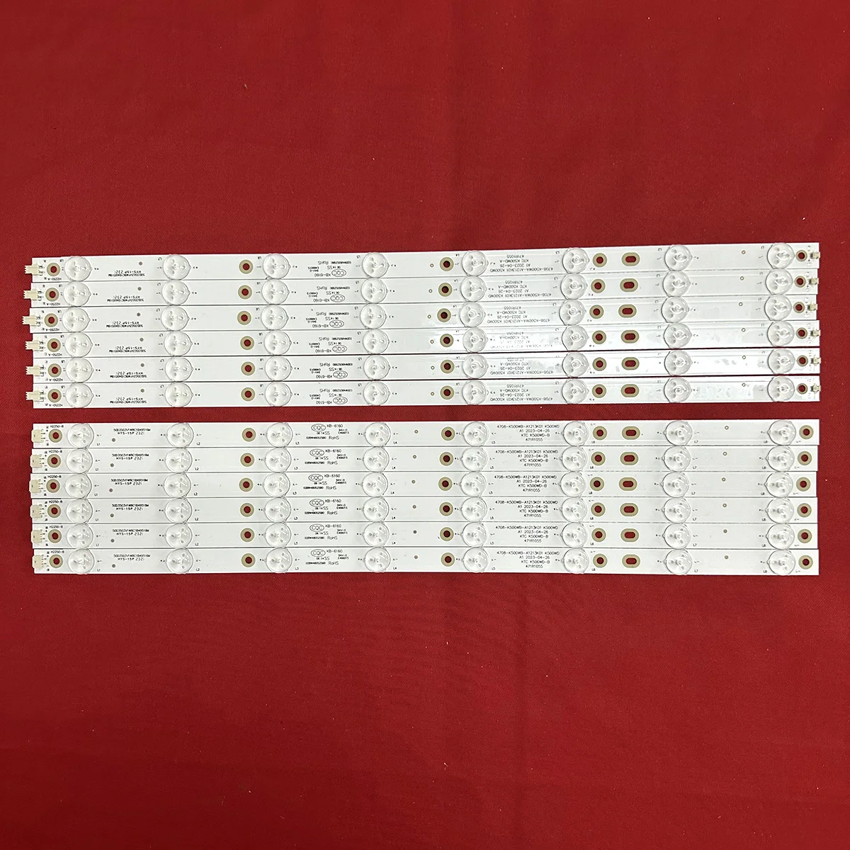 New 12PCS/Lot 50PFL3040 K500WD6 LED Strip 4708-K500WA-A1213K01 4708-K500WB-A1213K01 K500WD-A 4708-K500WD-B K500WD16A008