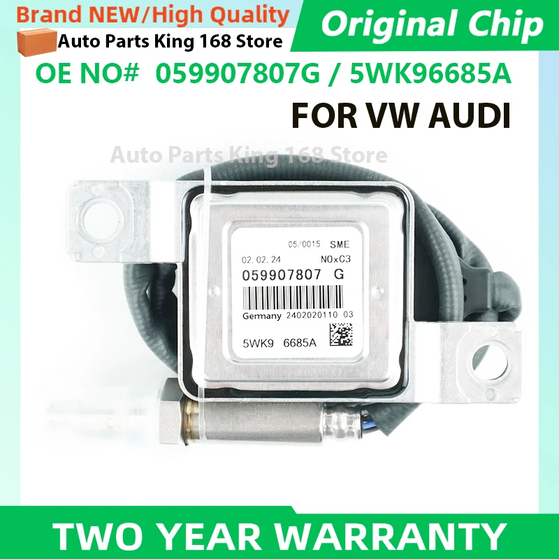 

059907807G 5WK96685A NEW Nitrogen Oxygen Sensor For VW Volkswagen Touareg 2009-2016 Audi Q7 TDI Prestige Premium Plus 2011-2015