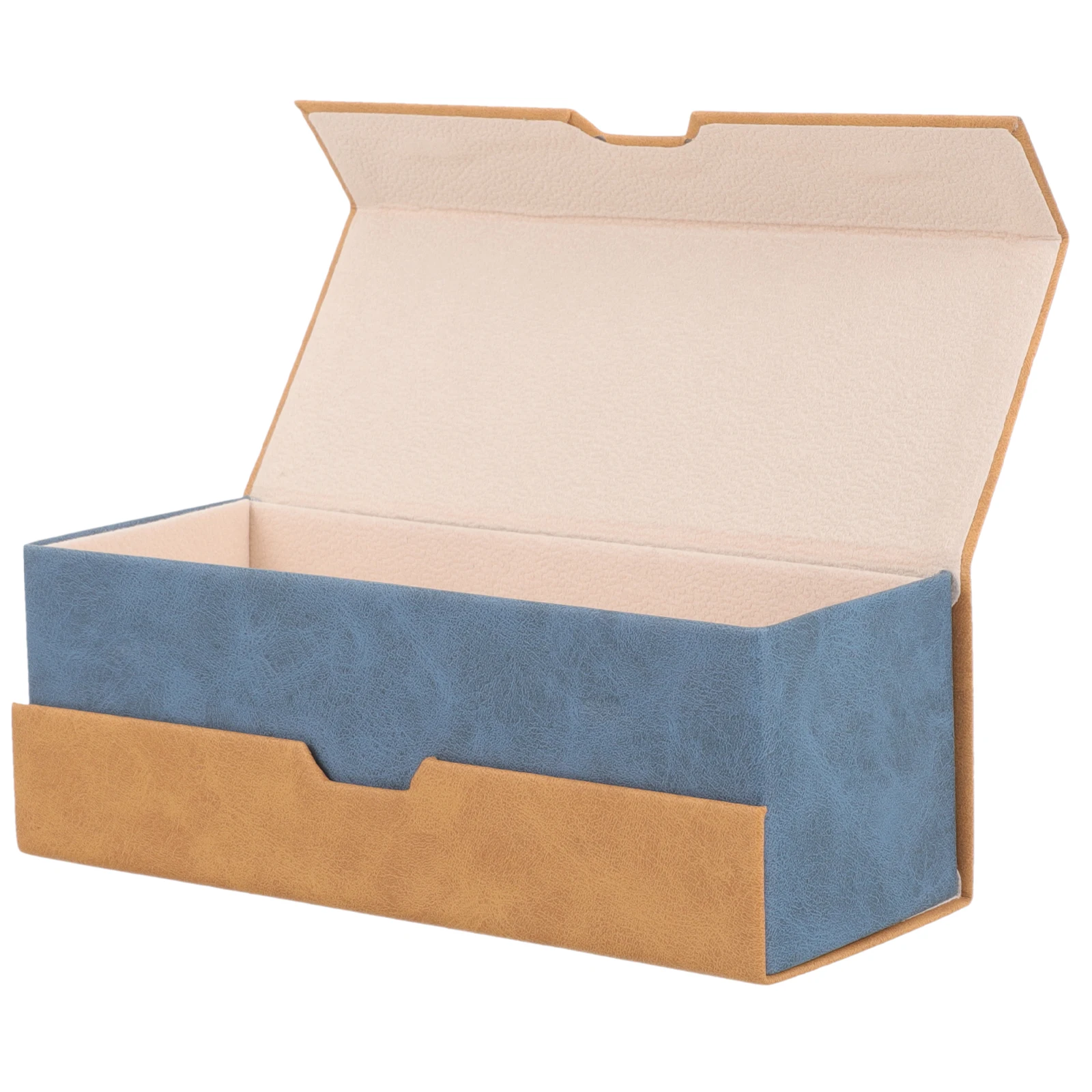

Double-layer Glasses Case Hard Shell PU Travel Eyeglass Box for Women Lightweight Durable Storage Multiple Pairs