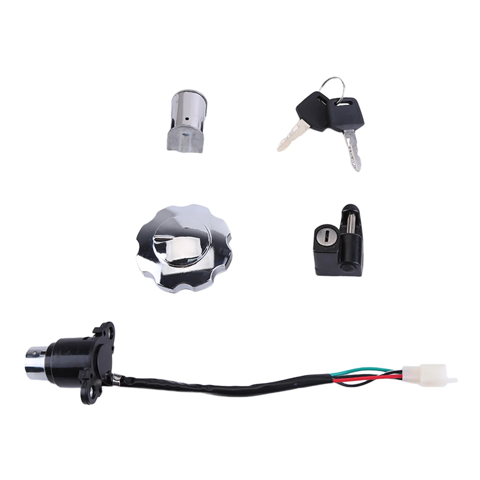 Compatible con el interruptor de bloqueo de encendido Italika FT125 2022-2024 con juego de llaves reemplaza F04020192