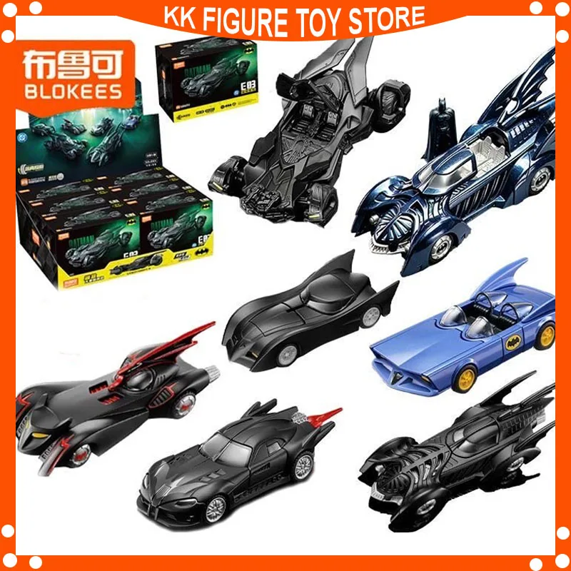 En stock Blokees Wheels E03 Dawn Breaker Batman Bat-Vehículo Kit de Modelo para Armar DC Batmóvil Bloques de Construcción Coche de Juguete Regalos