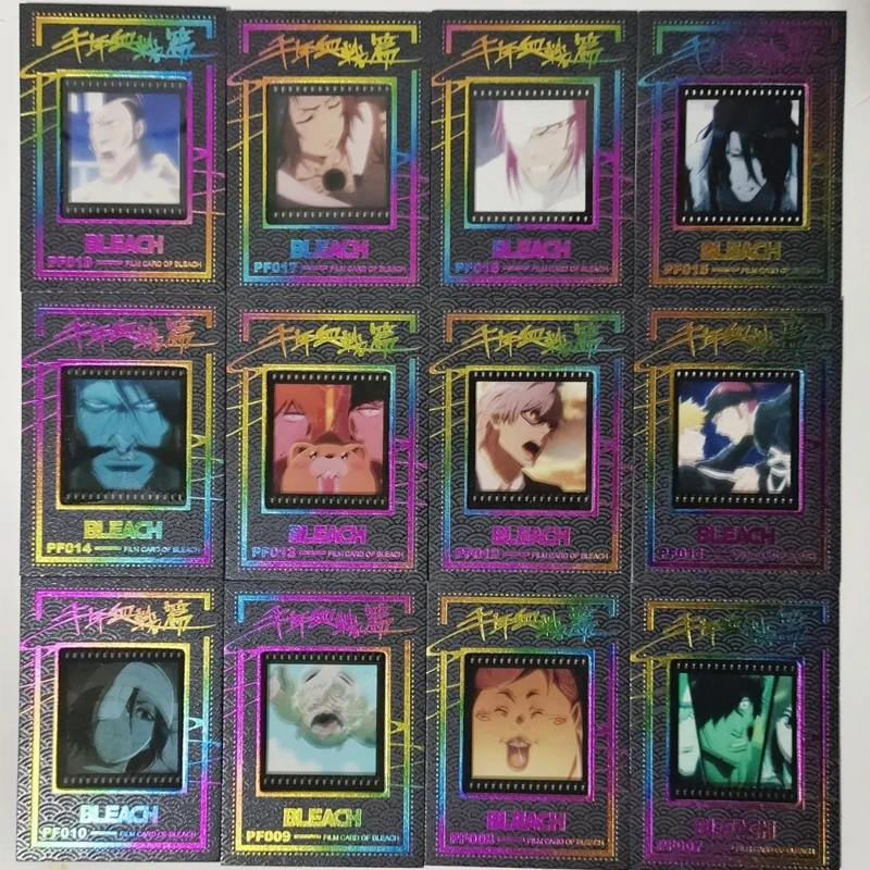 

Аниме Bleach Kurosaki Ichigo Kuchiki Rukia Kuchiki Byakuya PF карты Коллекционные карты Рождественские подарки на день рождения Детские игрушки