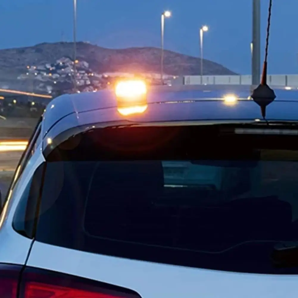V16 Car Traffic Warning Light Magnetic LED Emergency Flashing Device Lamp Yellow Portable Safety G1C4