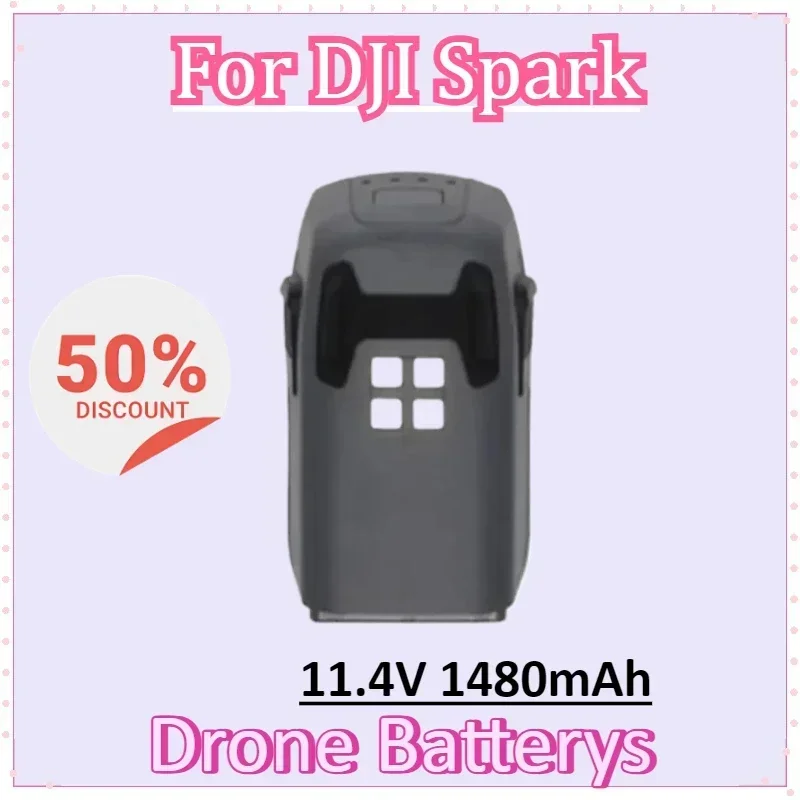

Intelligent Flight Drone 11.4V 1480mAh Battery Spare Parts Use for DJI Spark Drone Rechargeable Accessories BatteryHigh Quality
