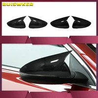 Para KIA K3 Cerato Forte 2019 2020 2021 2022 cubierta de espejo retrovisor lateral tapa de ala puerta Exterior vista trasera embellecedor de fibra de carbono