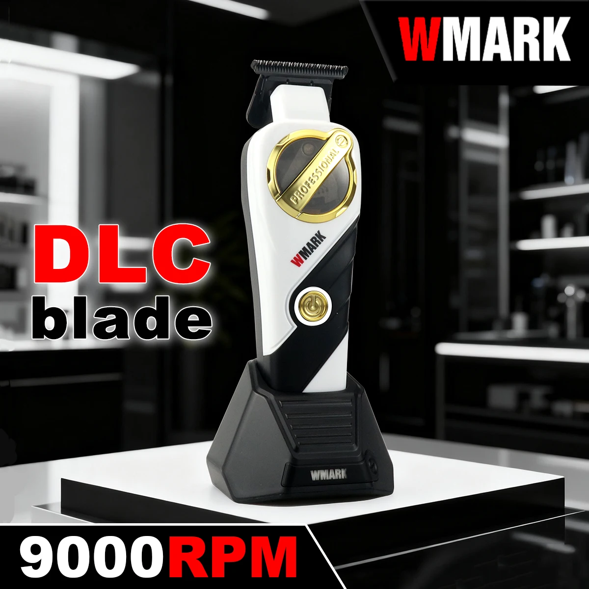 WMARK NG 9213 9000 RPM Tagliacapelli con motore magnetico per uomo DLC T-Blade Zero Gapped Macchina per rifinitura Tagliacapelli professionale