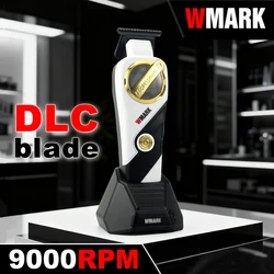 WMARK NG 9213 9000 RPM Magnetic Motor Hair Trimmer for Men DLC T-Blade Zero Gapped Finishing Machine Professional Hair Clipper