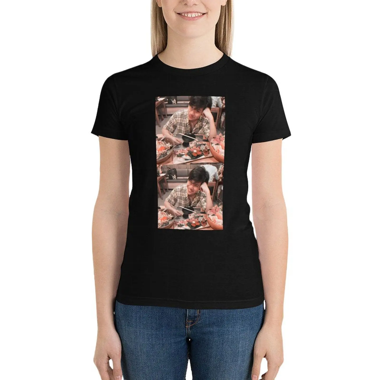 Nanon Korapat T-Shirt tops summer clothes hippie clothes tees summer blouses woman 2024 image 4