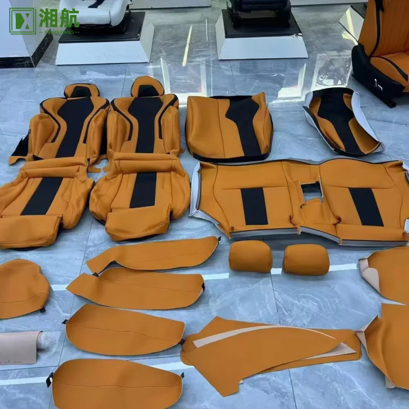 Suitable for BMW F30 F80 F10 X3 X5 Upgrade Car Interior Accessories Sport Racing Bucket Seats Leather Cover and Sponge Seat