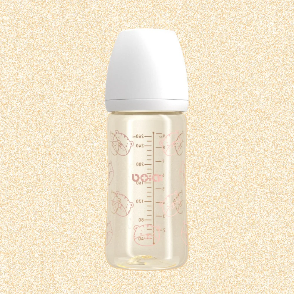 

Silicone Nipple 270ml Baby Bottle PP Infant Baby Milk Bottle Food Grade Newborns Baby Bottle With Handle Feeding Supplies
