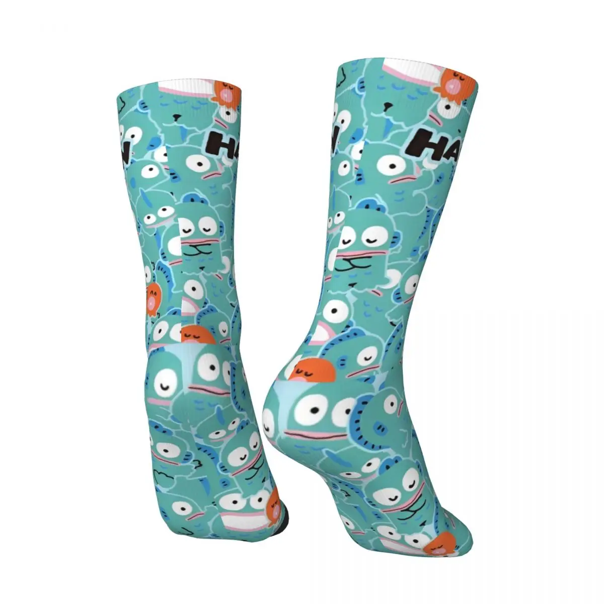 Hangyodon Cartoon Socks Funny Stockings Spring Anti Skid Men's Socks High Quality Design Running Sports Socks