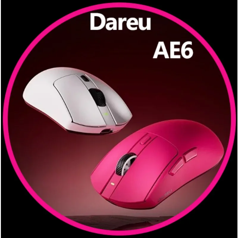 

Dareu AE6 Wireless Mouse PAW3950 3mode Bluetooth Mouse Doul 8K Gaming Mouse Aim Speed Low Latency Lightweight Custom for CSGO