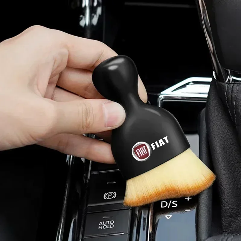 Car Interior Cleaning Detaling brush Air Car Crevice Dust Removal Tool For Fiat 500 500L 500X 124 Aegea MobiPanda Tipo